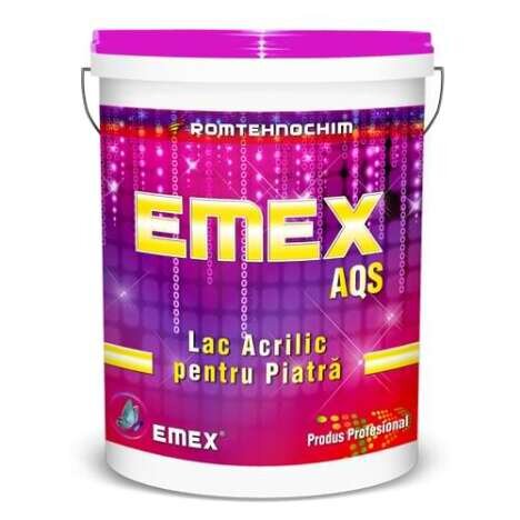 Lac Acrilic pentru Piatra ?Emex AQS? - Transparent - Bid. 5 L